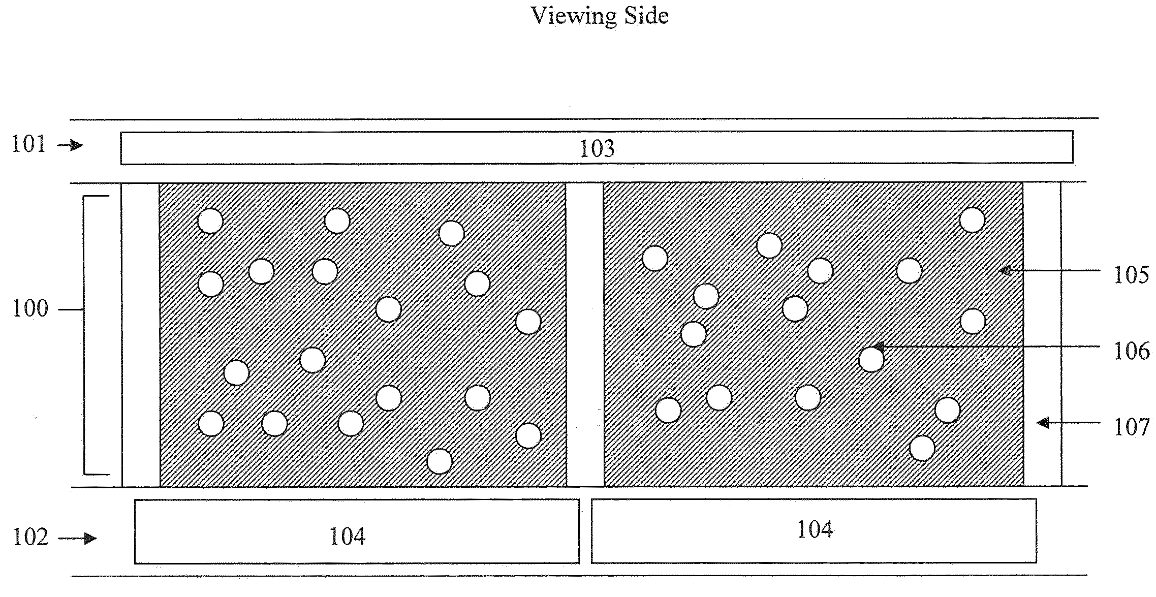 Multicolor display architecture using enhanced dark state