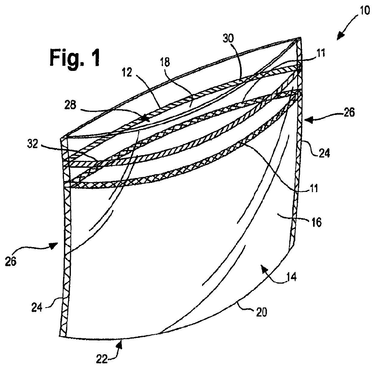 Low-tack, UV-cured pressure sensitive adhesive suitable for reclosable packages