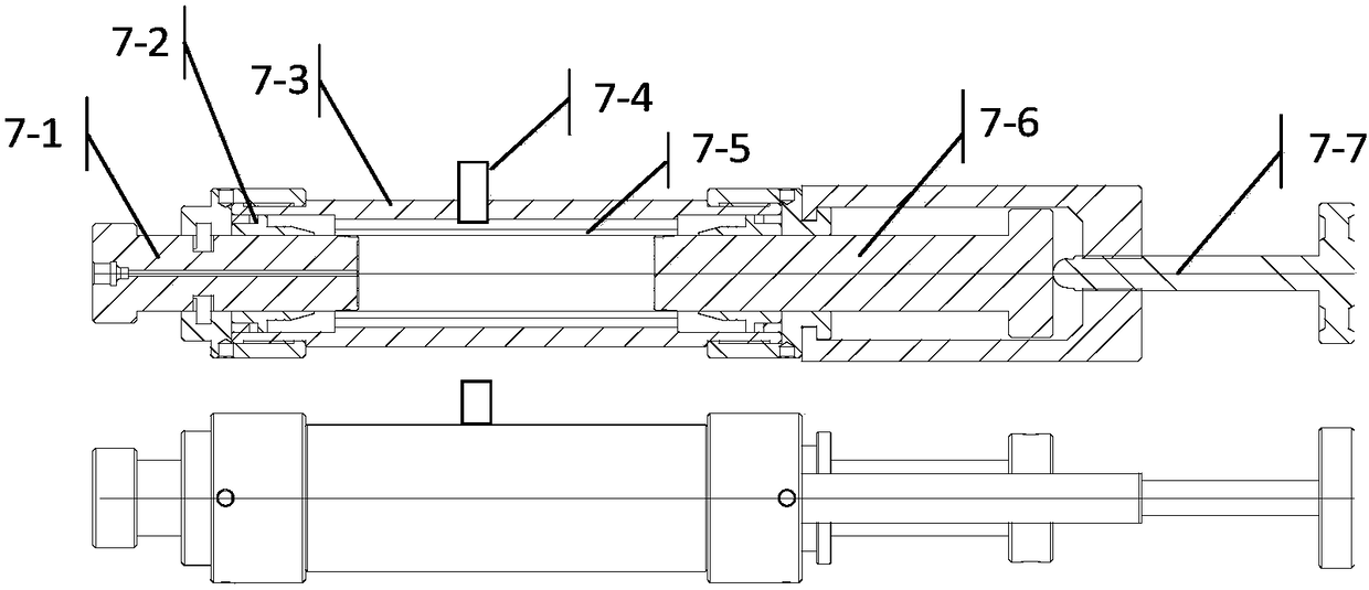 Analyzing and testing device for gas permeability of wood