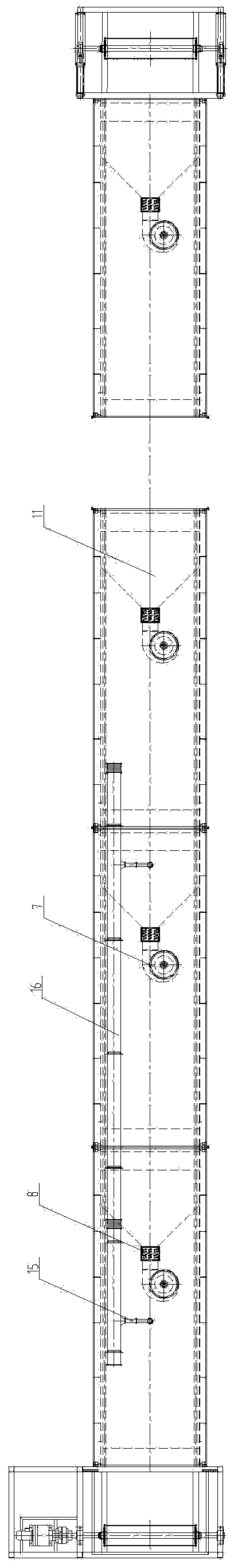 Hot air circulating pre-oxidation furnace