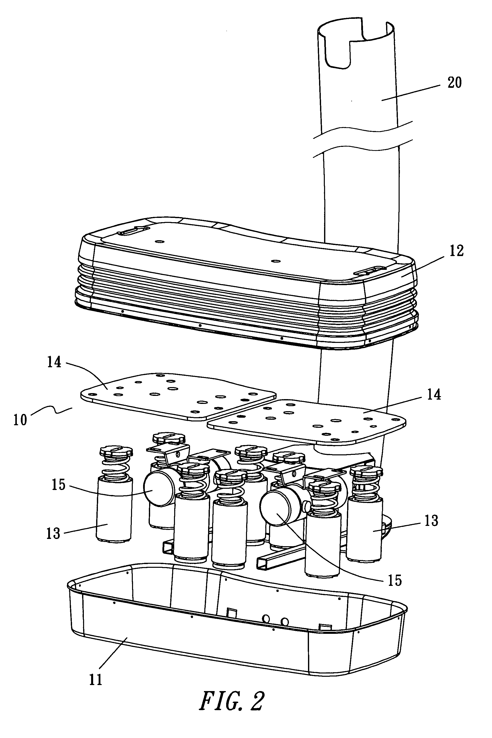 Body vibration machine