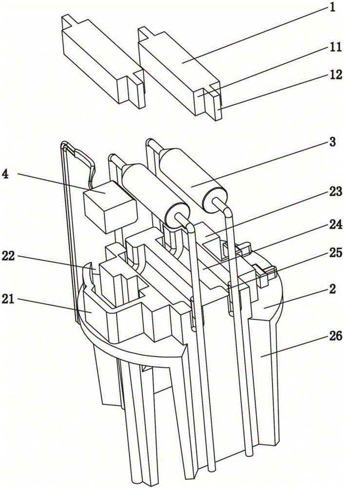 Sensor insulation adapting structure