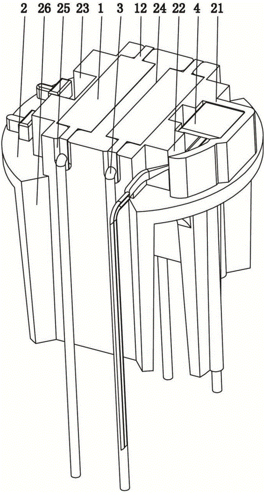 Sensor insulation adapting structure