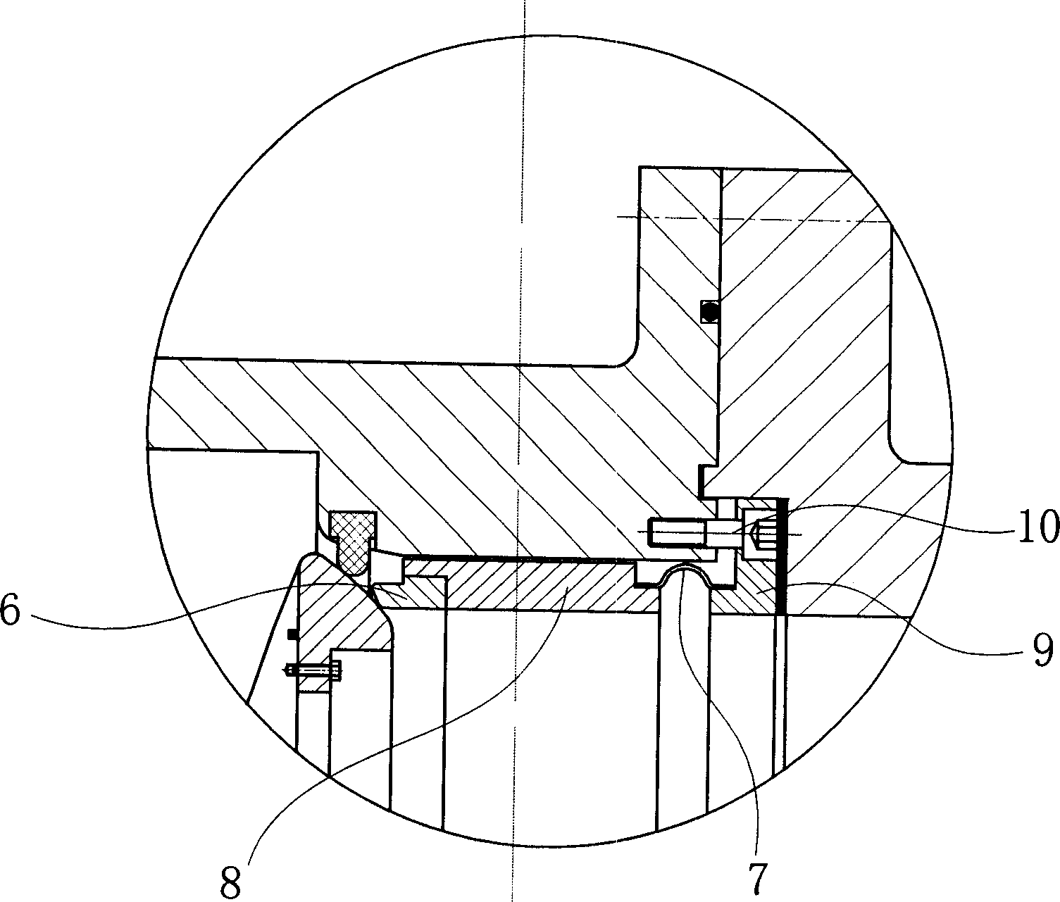 Valve with double sealing pairs