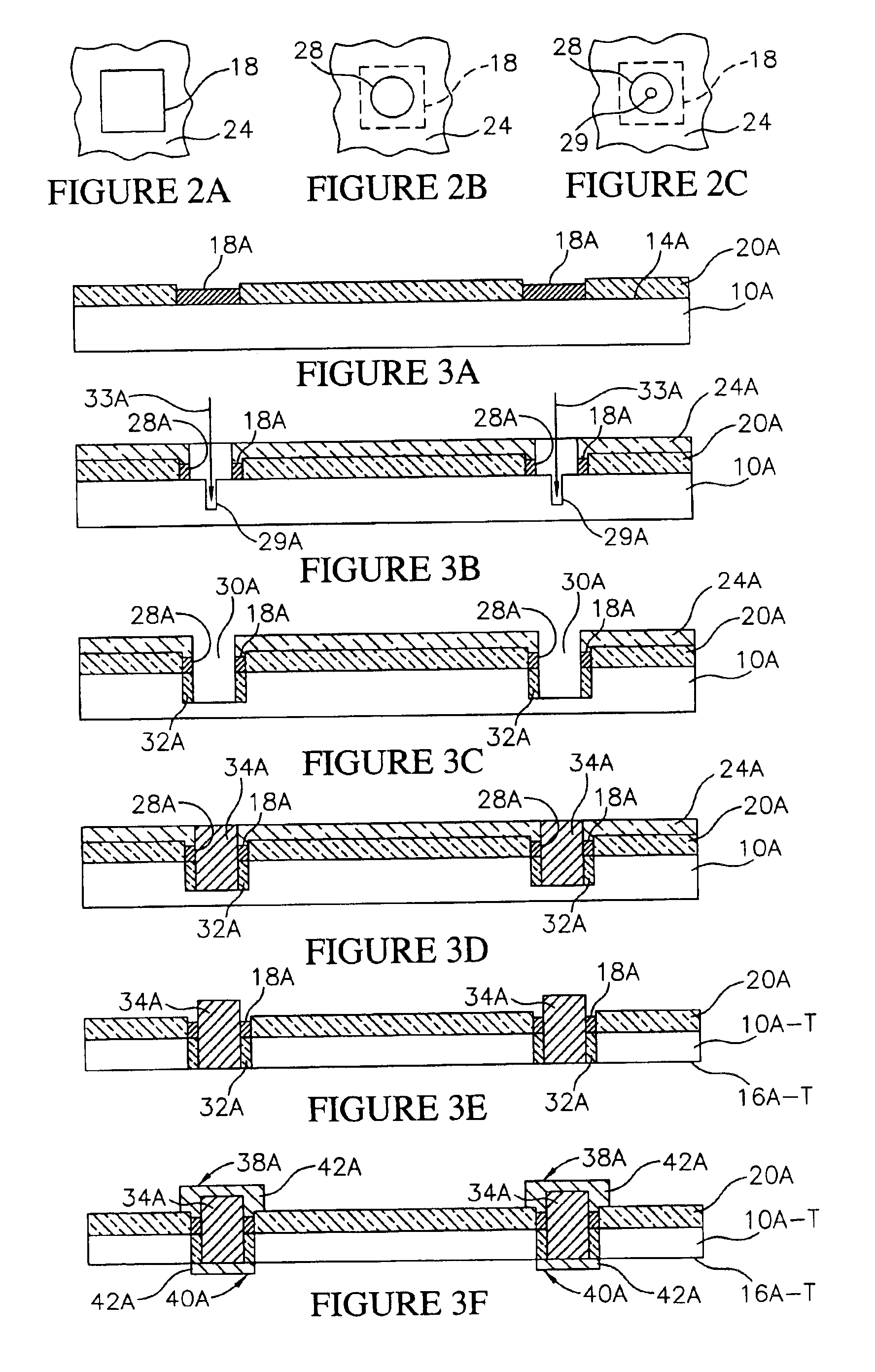 Semiconductor component and interconnect having conductive members and contacts on opposing sides