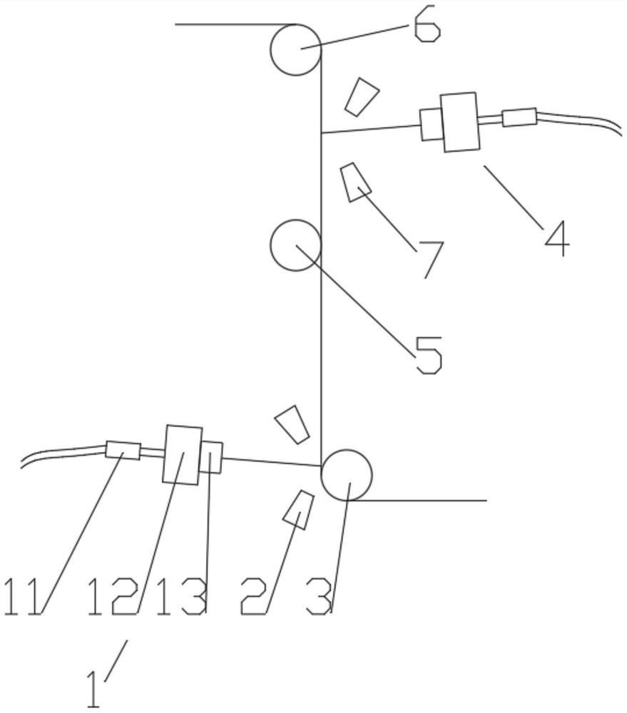 Method and device for manufacturing surface microstructure of high-rate battery pole piece