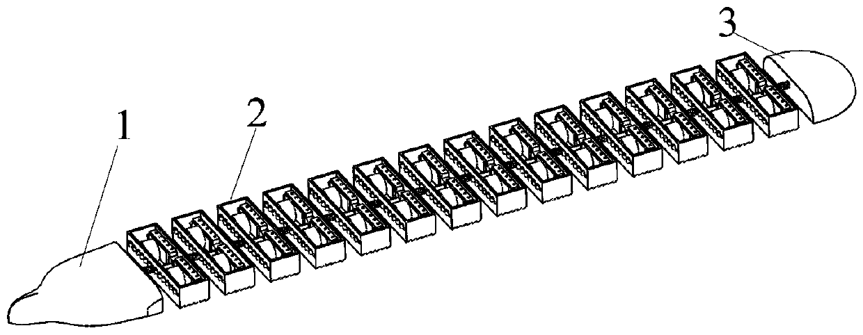 Bionic S-shaped moving robot