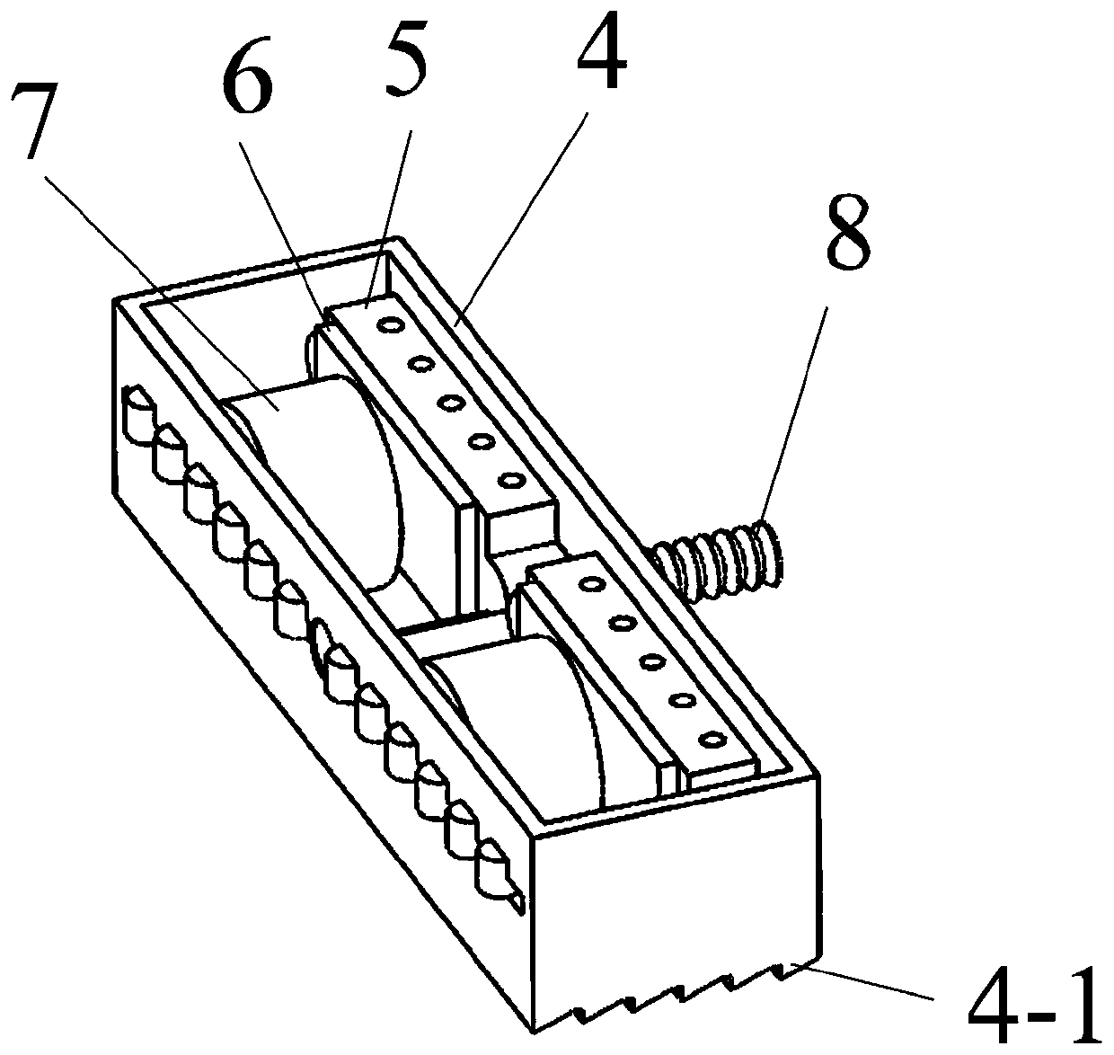 Bionic S-shaped moving robot