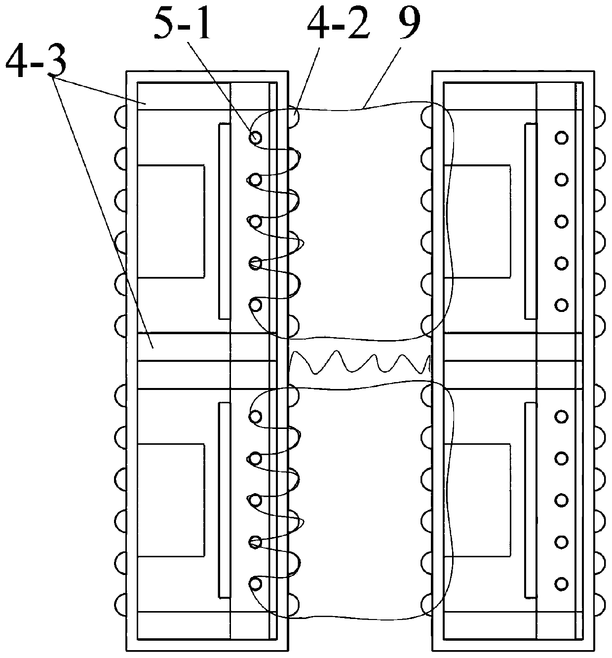 Bionic S-shaped moving robot