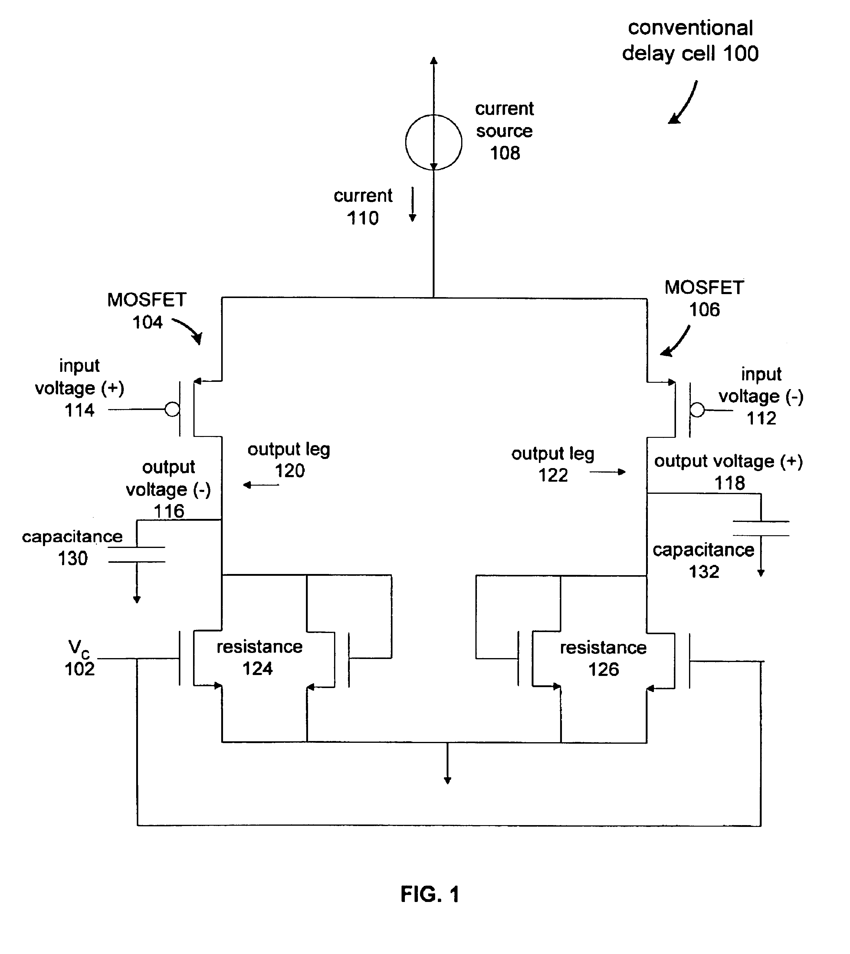 Current controlled delay circuit