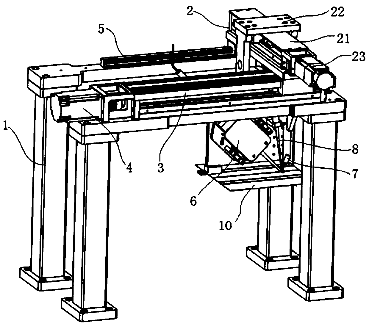 Battery piece splitting device and battery piece splitting method