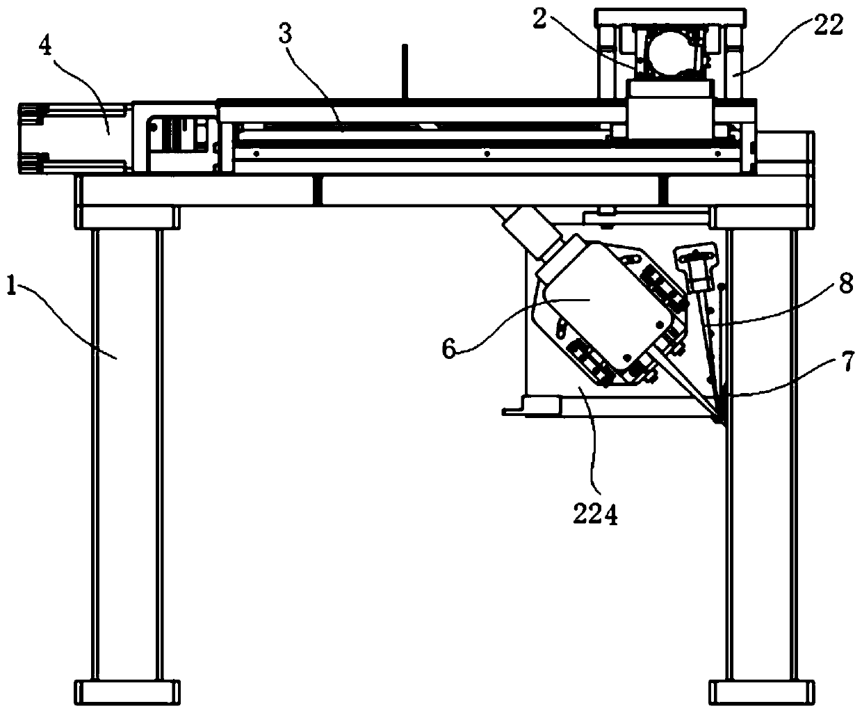 Battery piece splitting device and battery piece splitting method