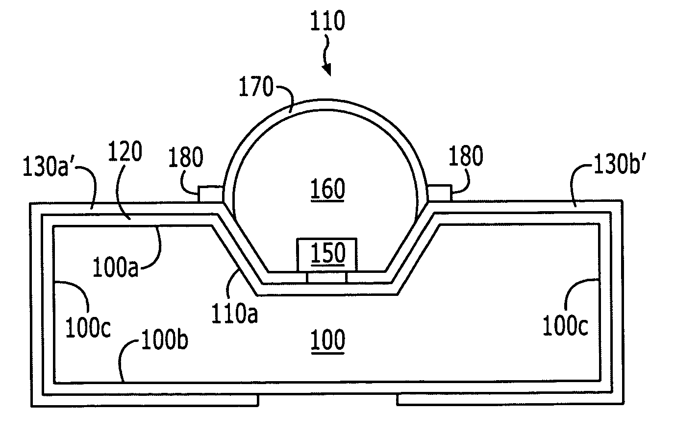 Solid metal block mounting substrates for semiconductor light emitting devices