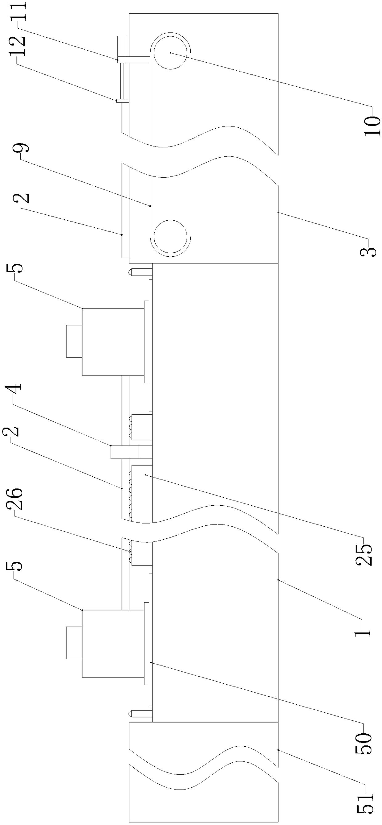 Full-automatic hole machining production line