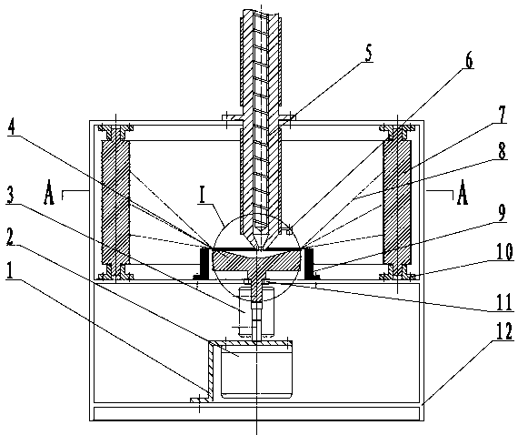 Device for preparing nanofibers by differential split-flow centrifugal spinning method