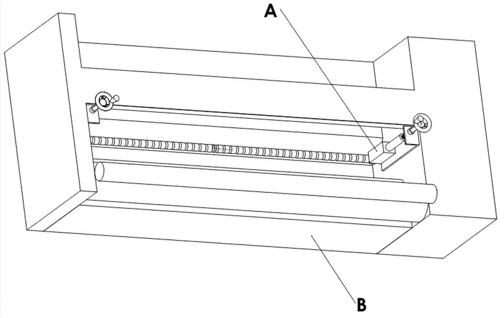 Latex thread separation guide adjusting device and method