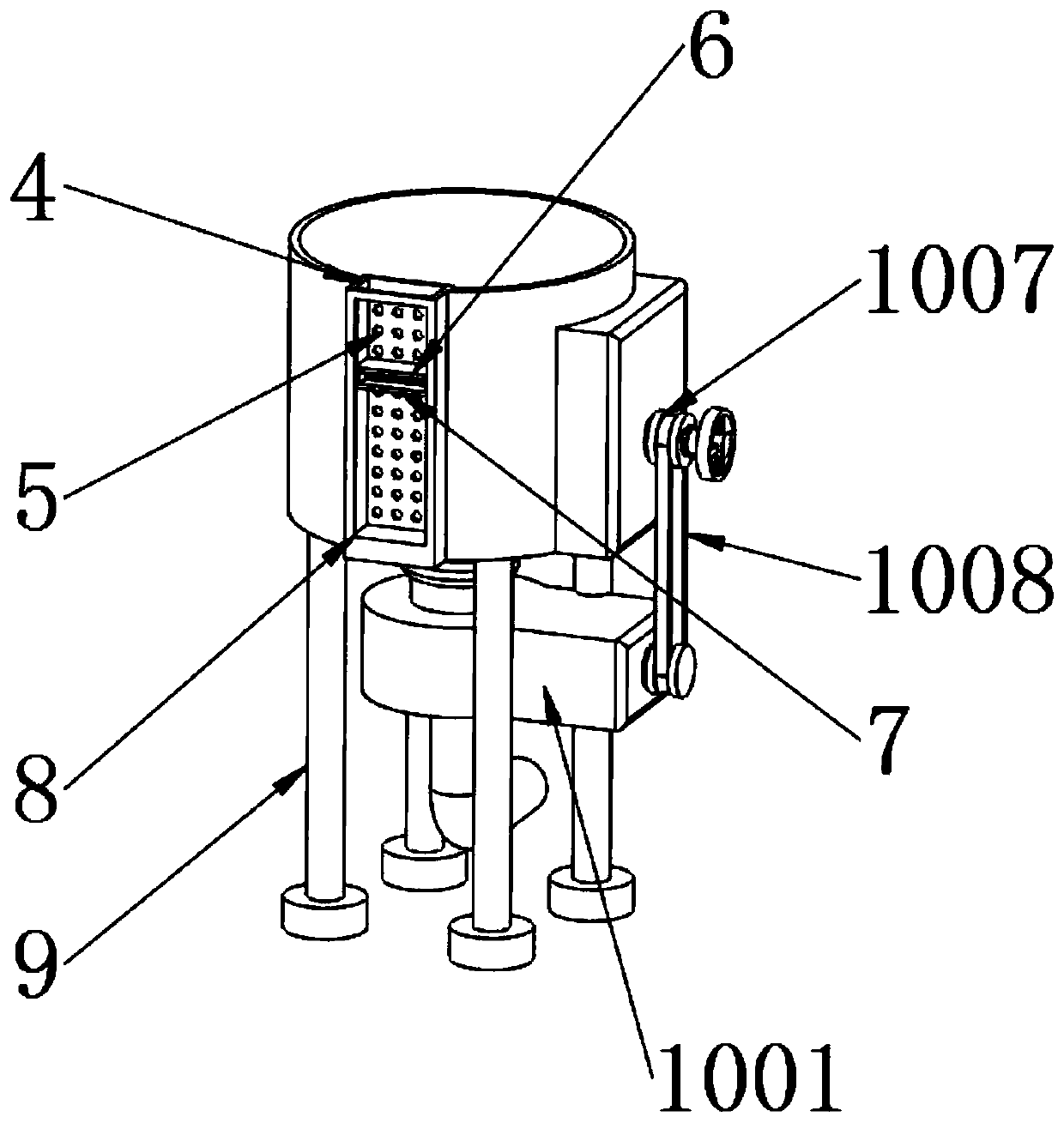 Agricultural field quantitative watering and liquid fertilizer irrigating device based on internet of things