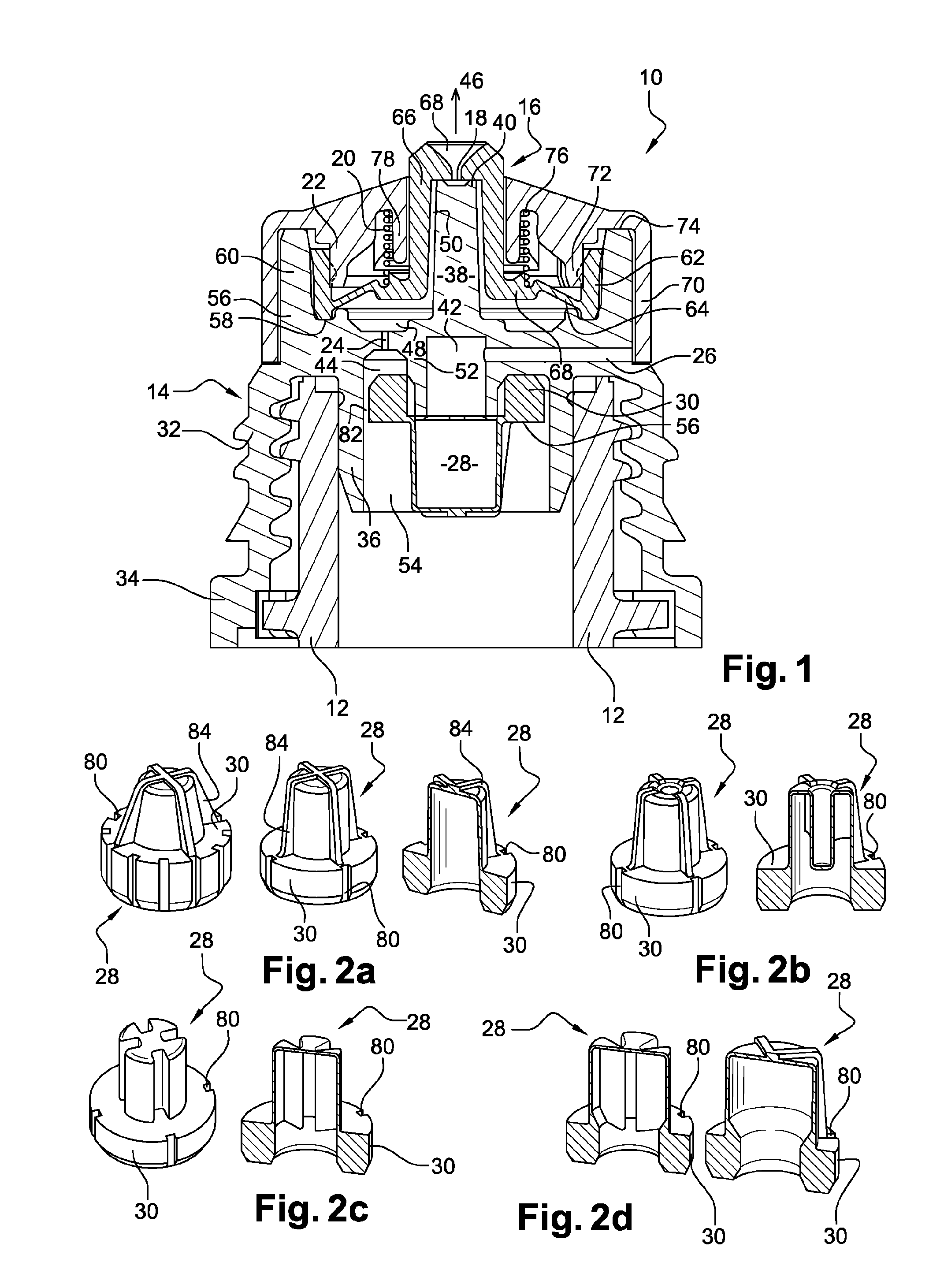 Device for dispensing liquid in the form of drops