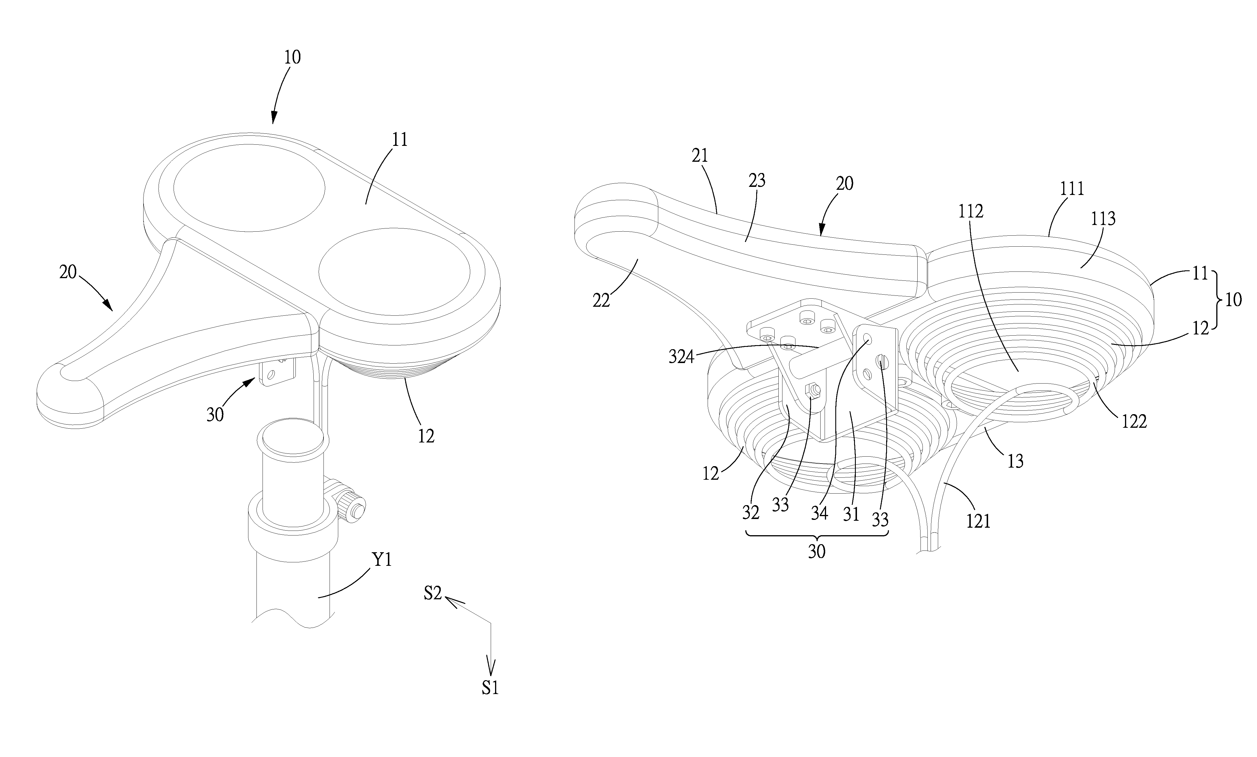 Bicycle saddle structure