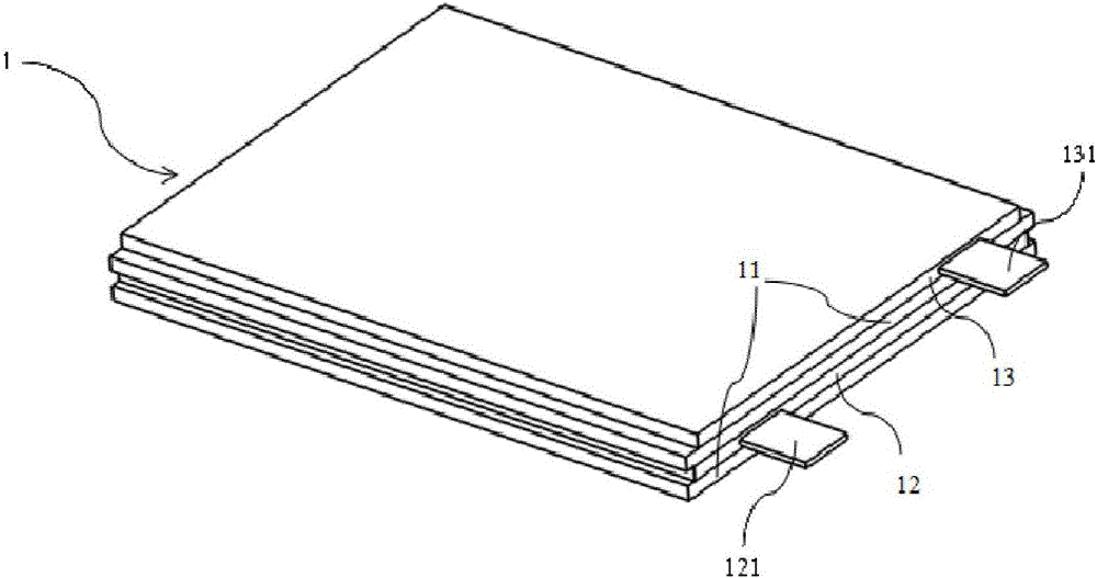 Lithium ion laminated battery manufacturing device and manufacturing method