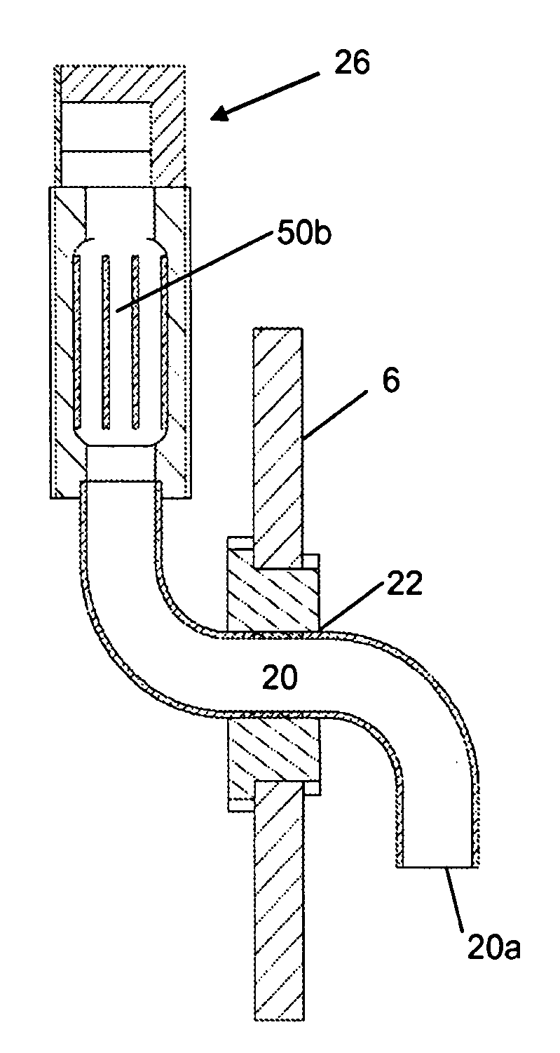 System and method for determining readings of gases and/or an aerosol for a machine