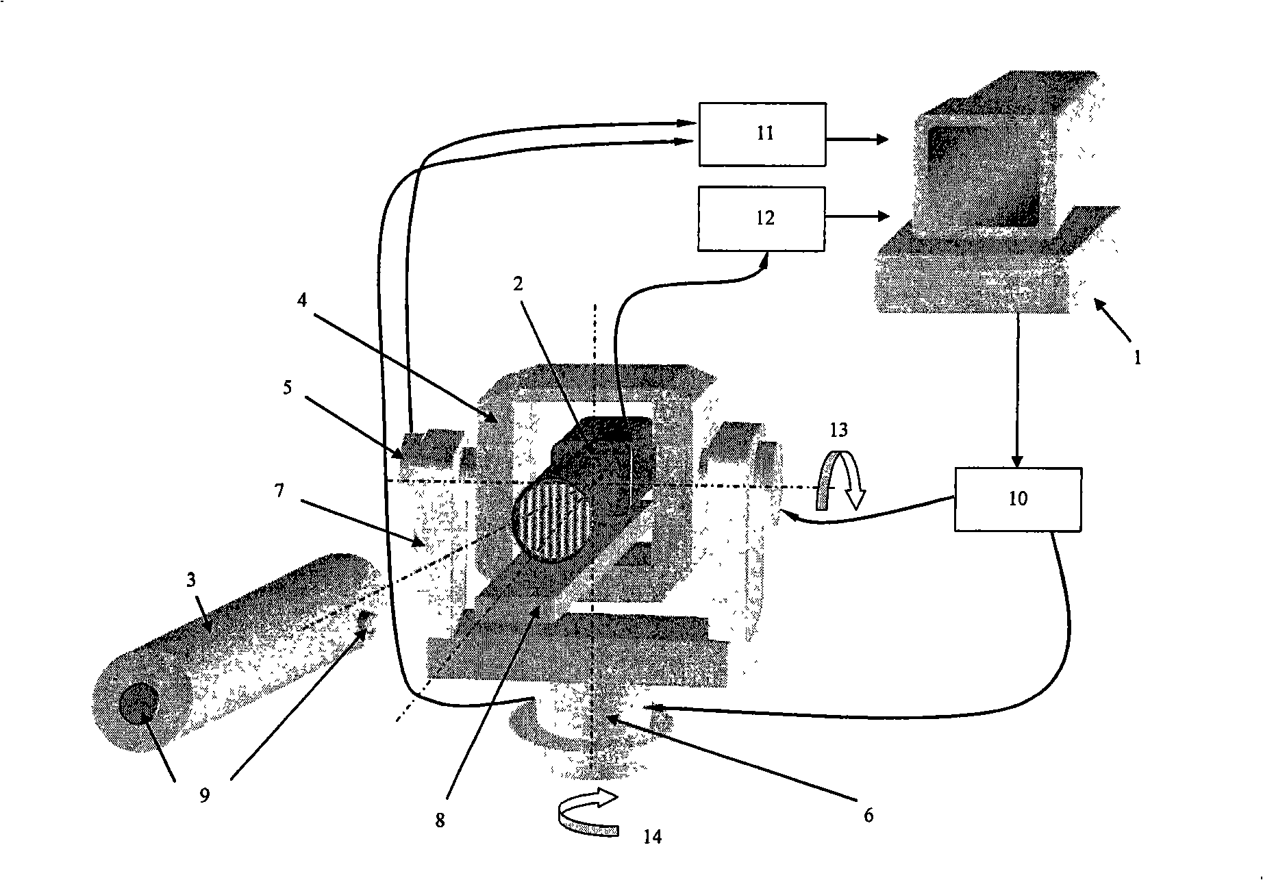 2-dimensional marking device and marking method for digital aviation measuring camera