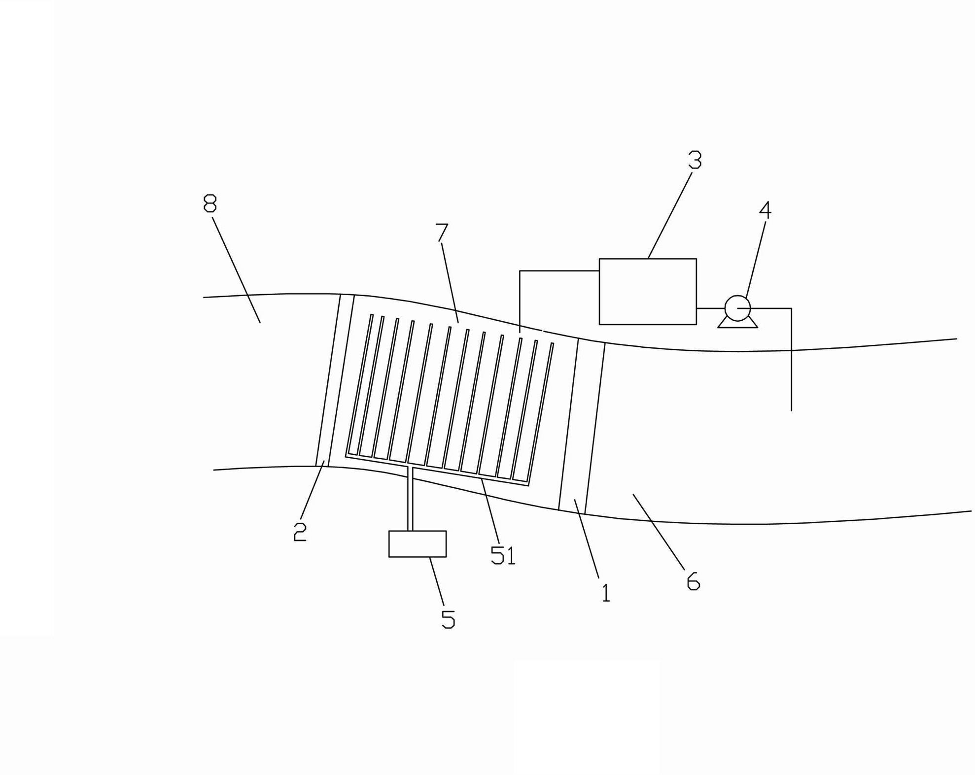 Eutrophicated river water quality purifying method and purifying device thereof