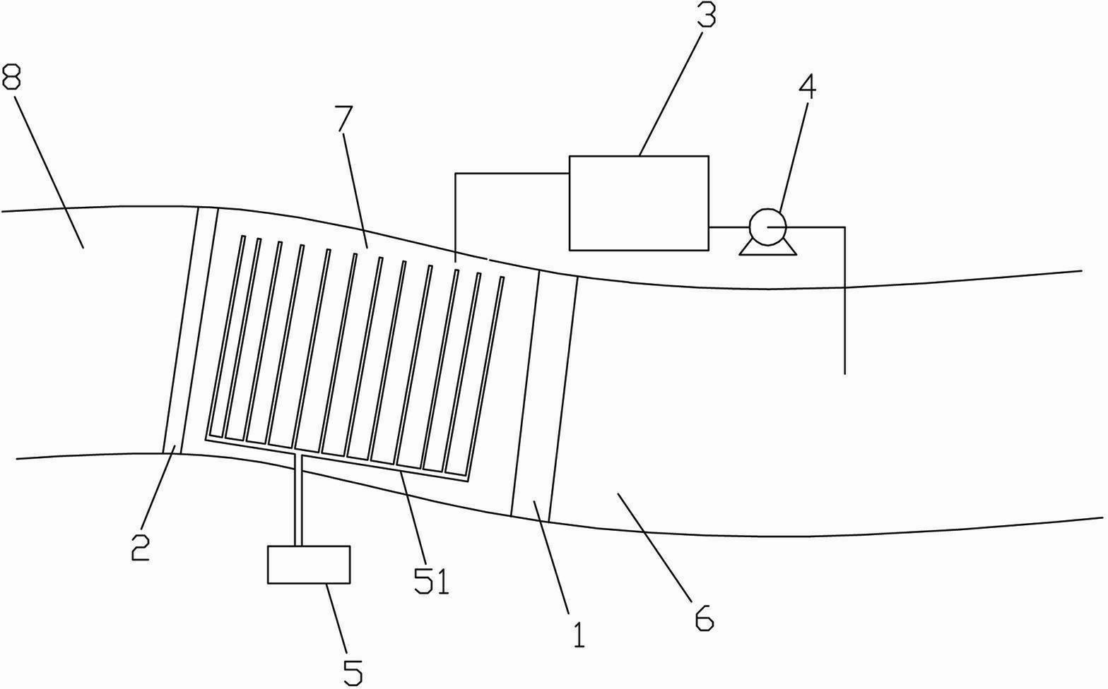 Eutrophicated river water quality purifying method and purifying device thereof