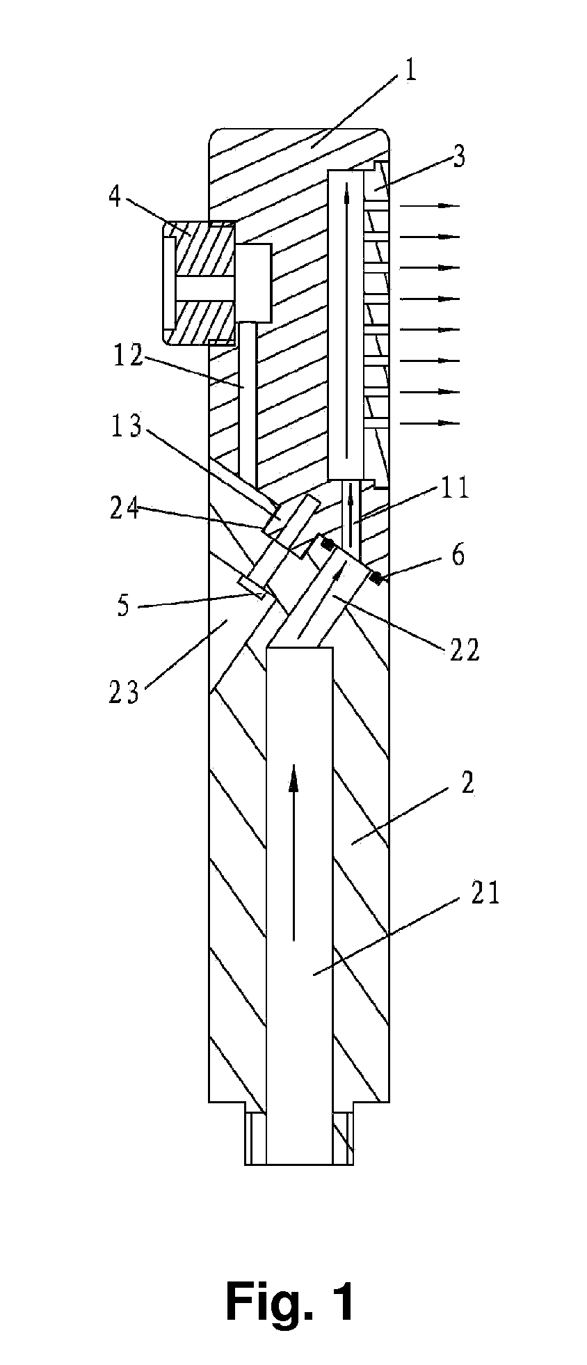 Shower head structure with faucet function