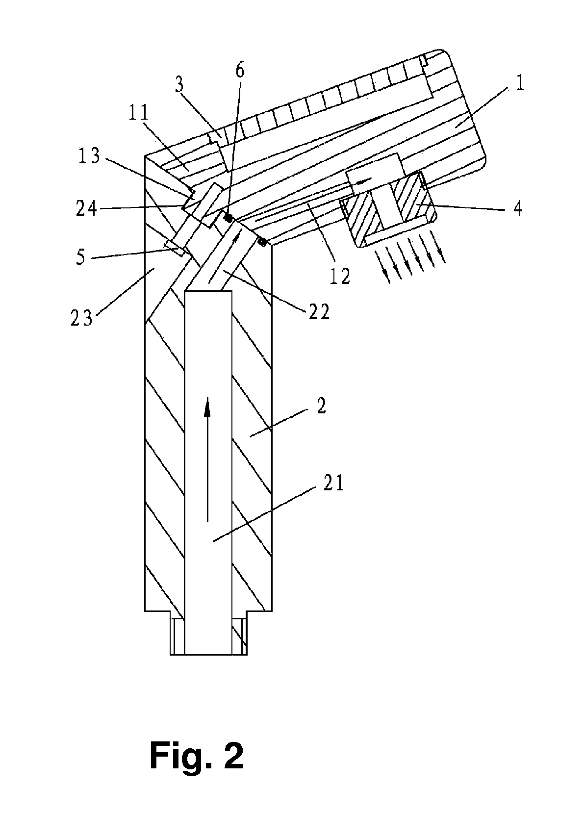 Shower head structure with faucet function