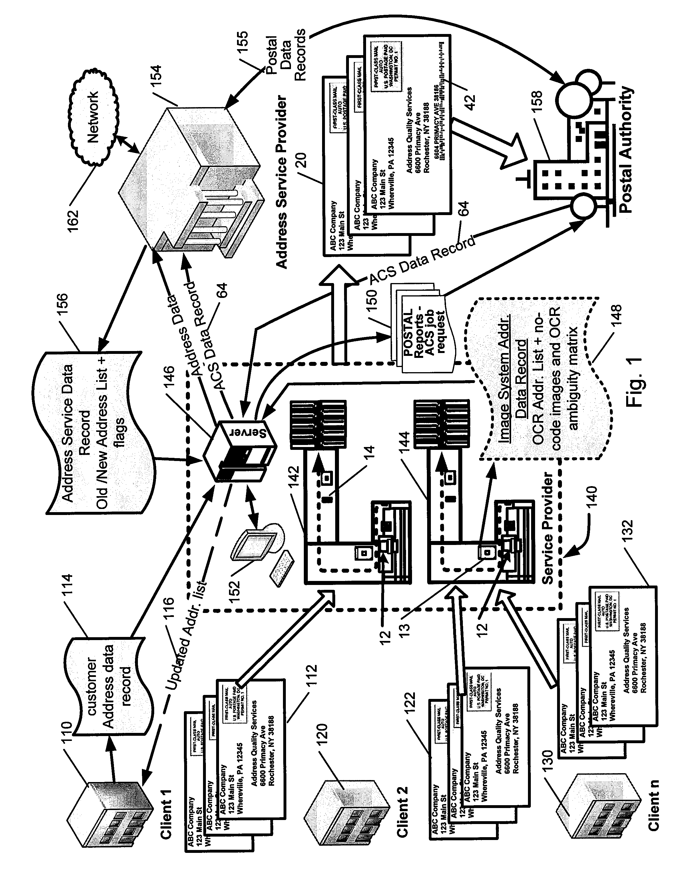 Method and system for run time directories for address services on a mail processing system