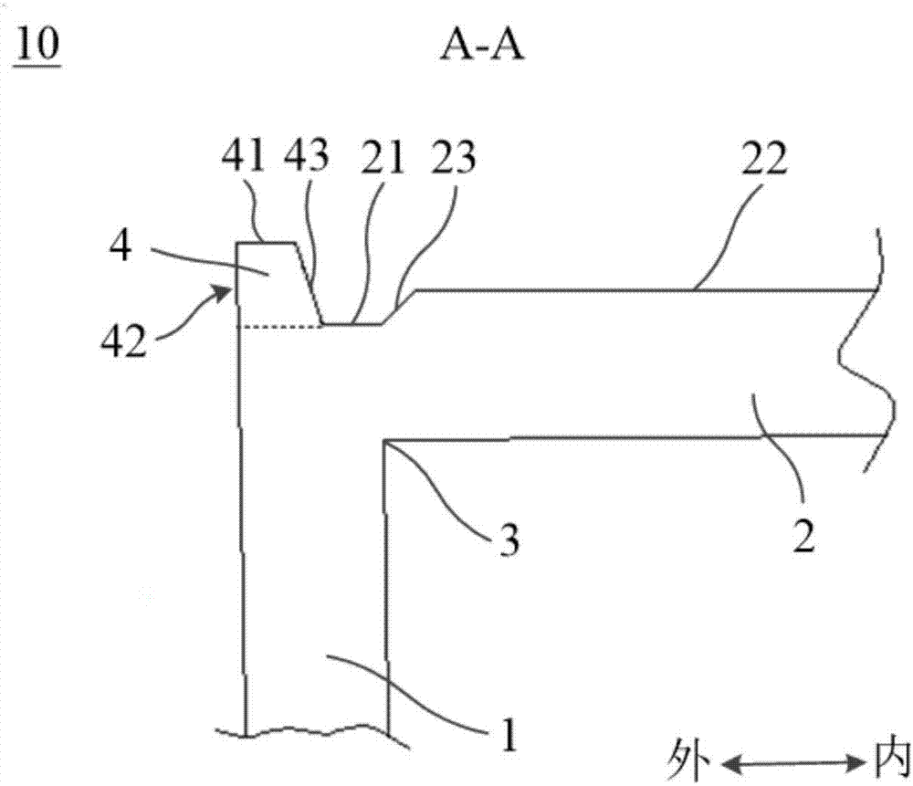 Refrigerating equipment buccal frame and refrigerating equipment with same