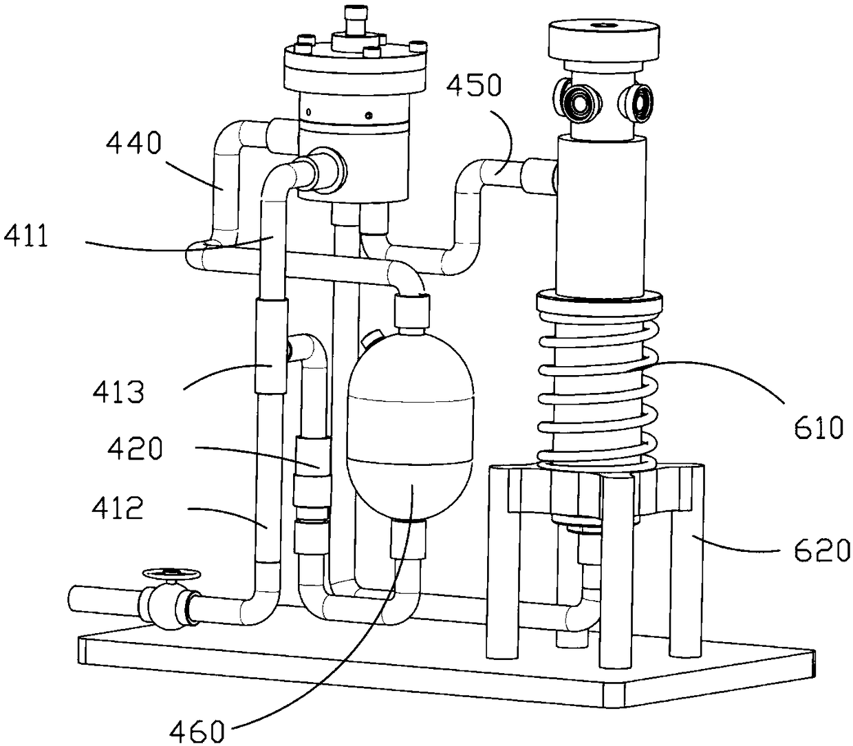 Retractable fire hydrant based on hydrodynamic control