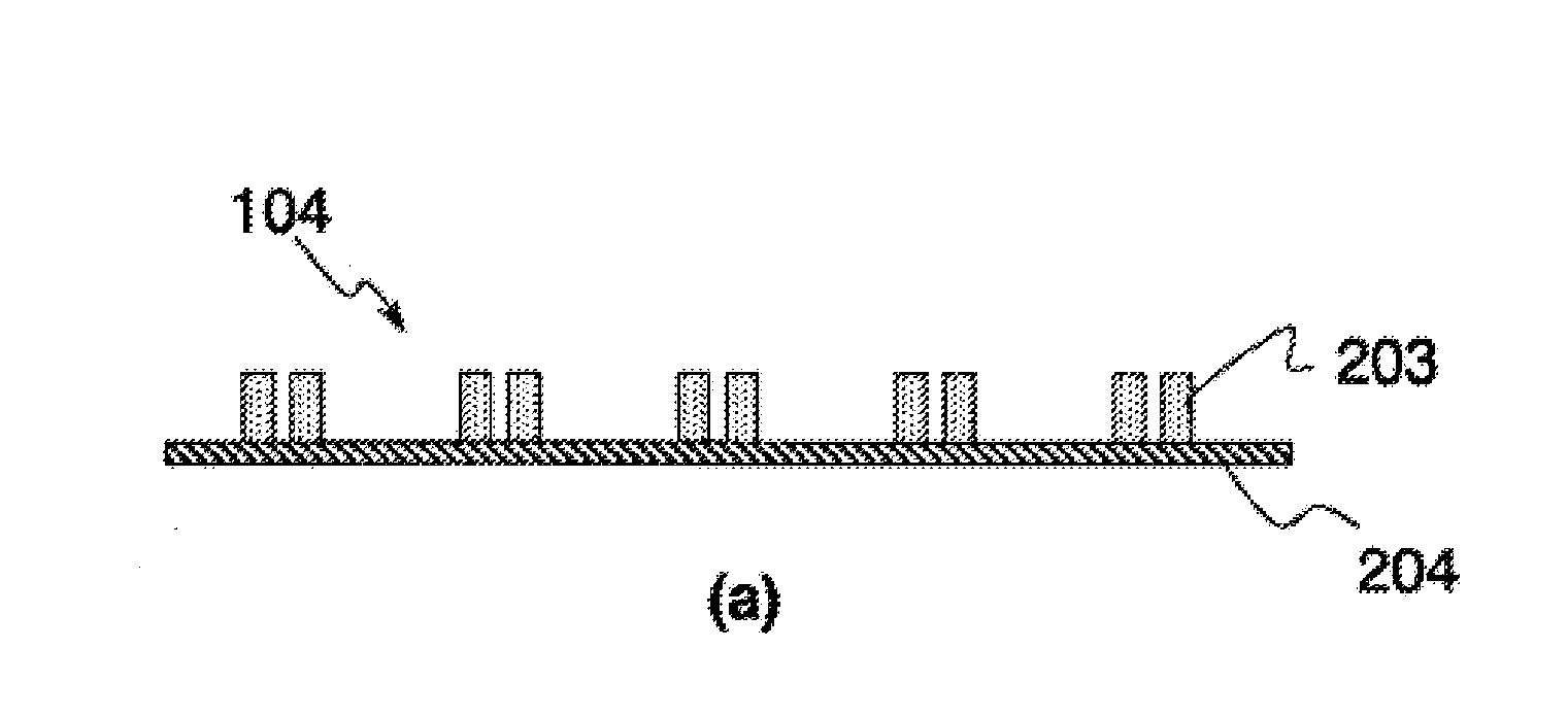 Relief printing plate and method for producing organic el device using the same