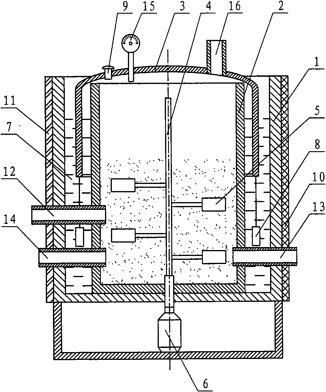 Large-sized biogas fermentation device integrating fermentation and gas storage