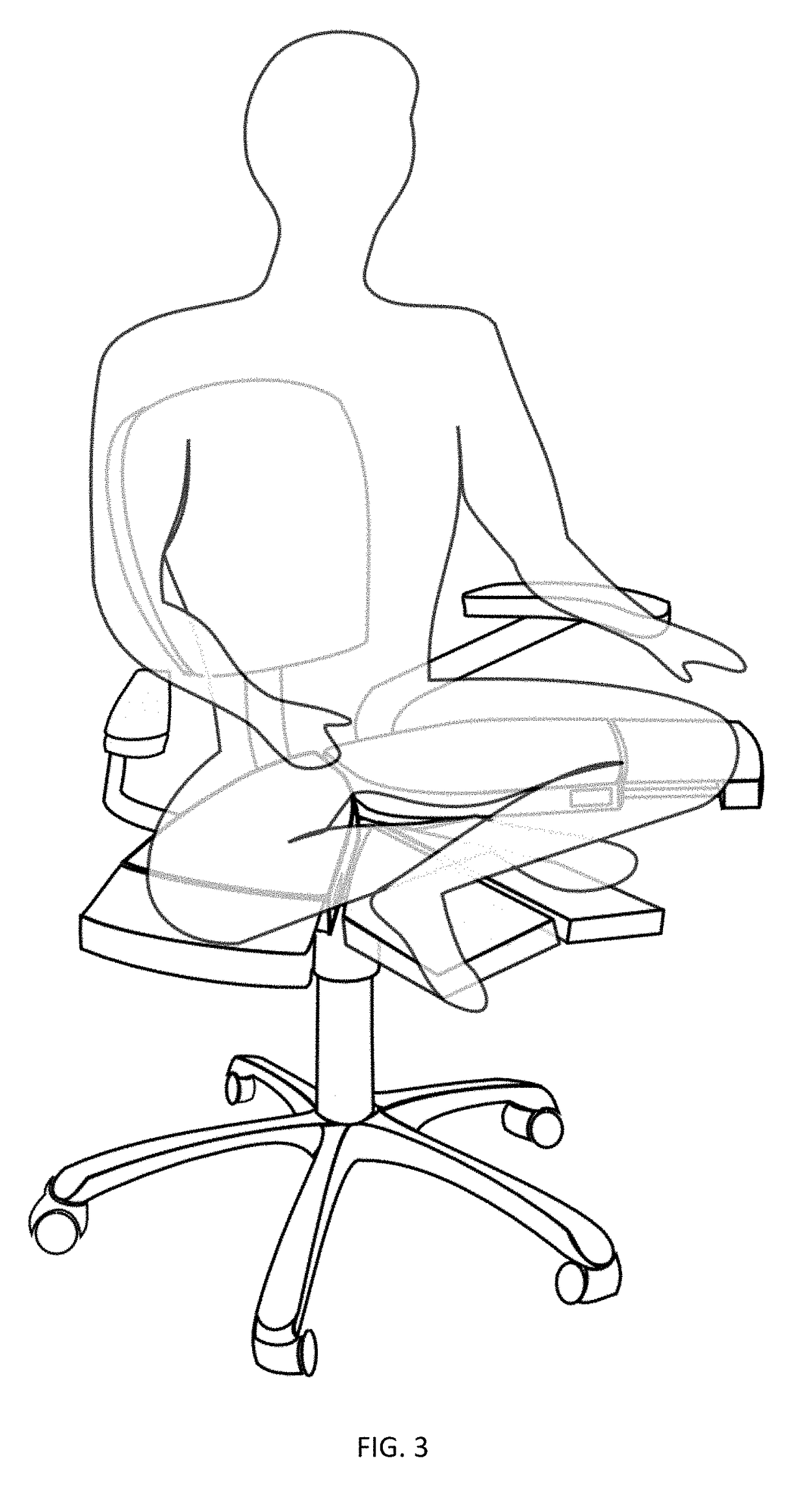 Chair that adapts to multiple sitting positions