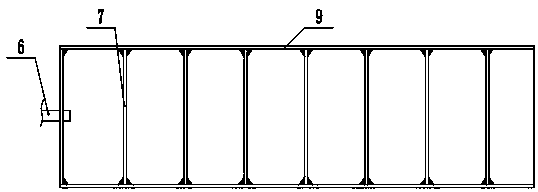 Bubble reducing device for hydraulic oil for CNG hydraulic substation