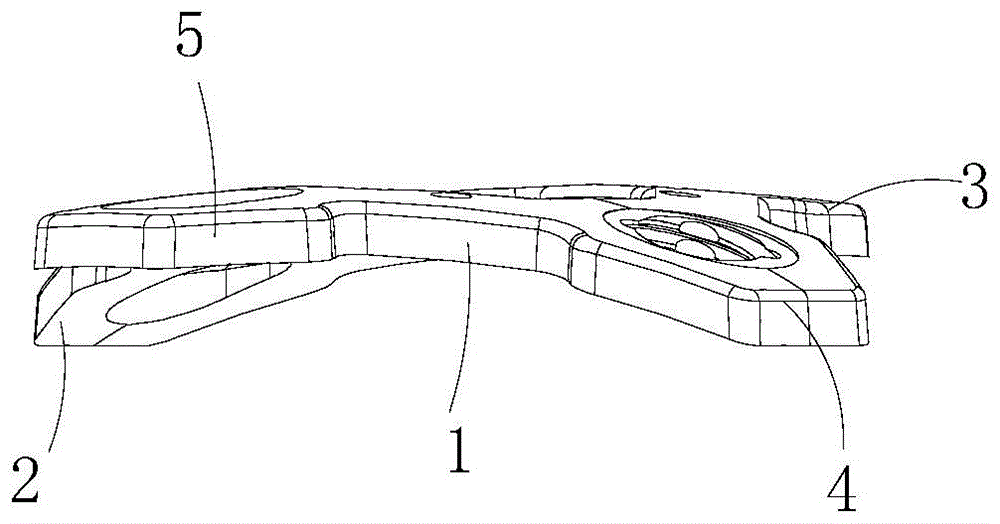 Steel plate for locking foot bone in multidirectional mode