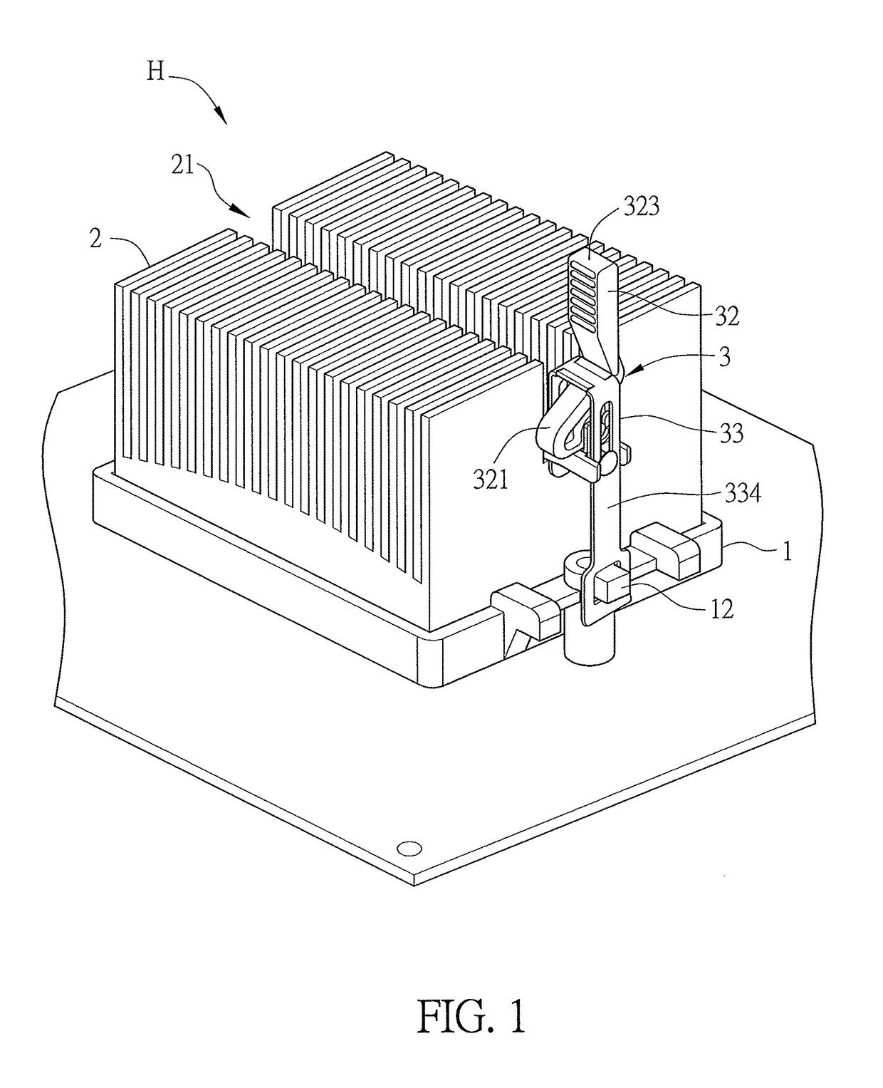 Heat sink assembly and clip thereof