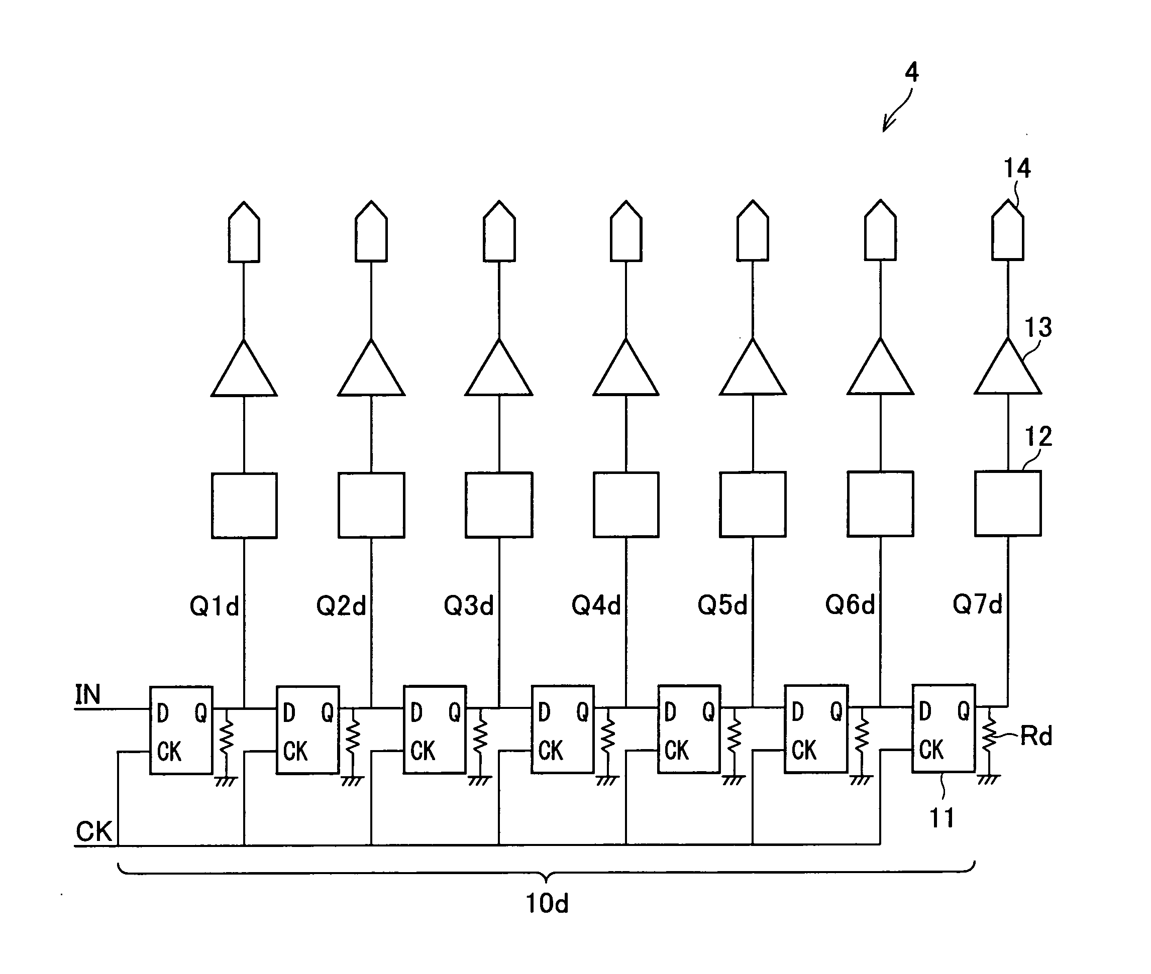 Scan signal line driver circuit and display device