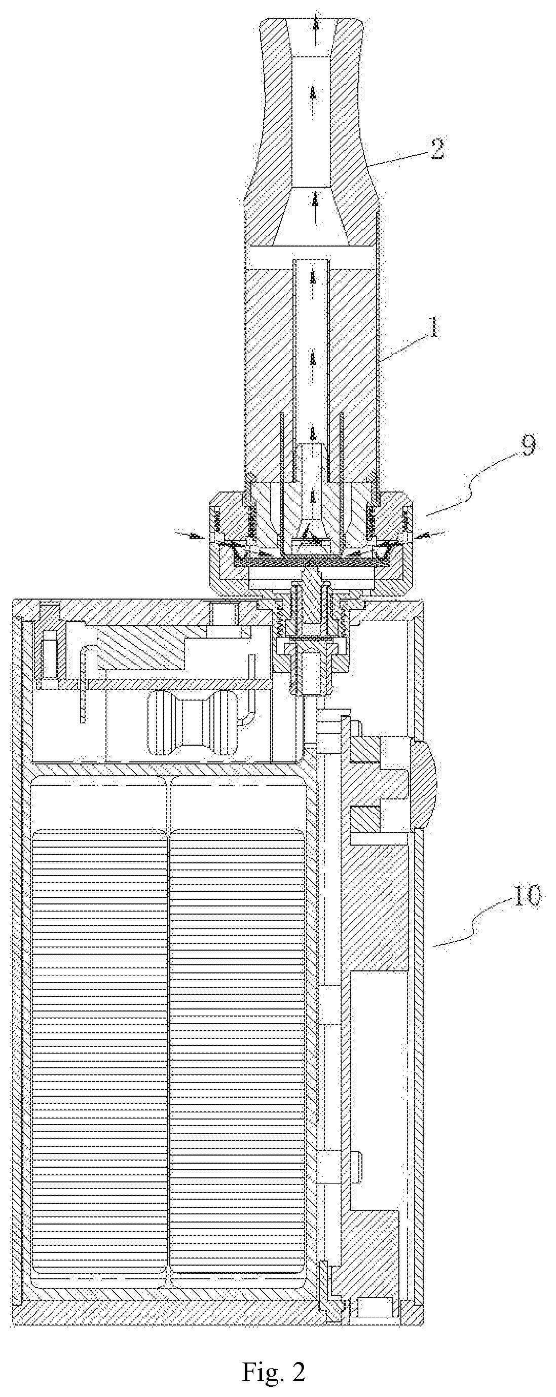 Disposable cigarette cartridge, atomizer and electronic cigarette