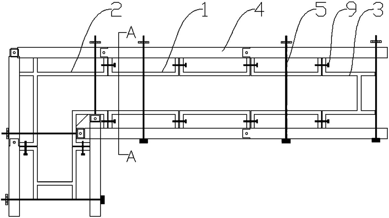 A stereotyped wall column formwork