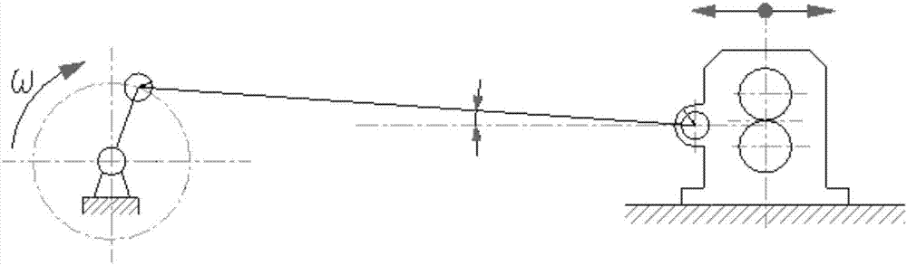 Cold-rolling pipe mill transmission device with mass balance mechanism