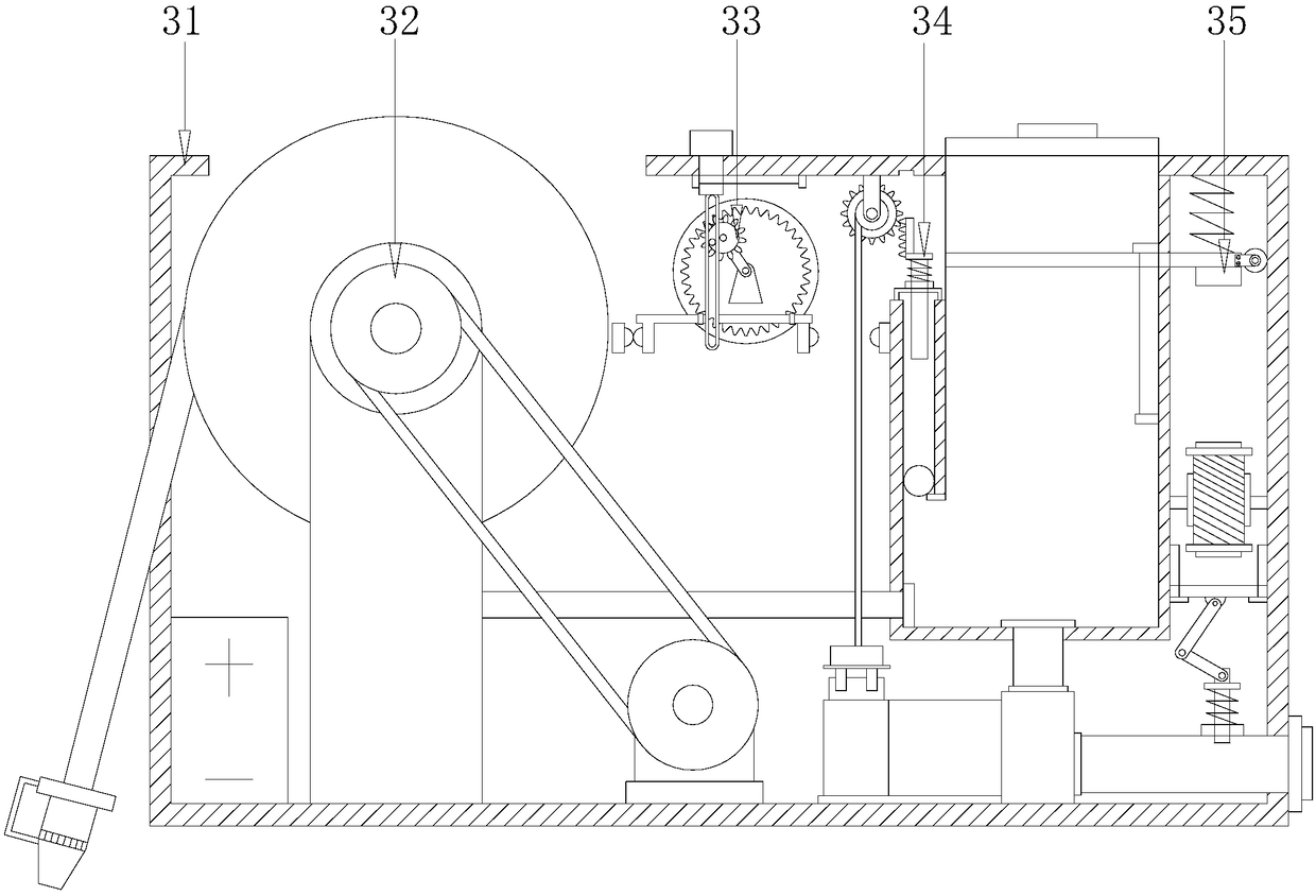 High-efficiency agricultural driving spraying device