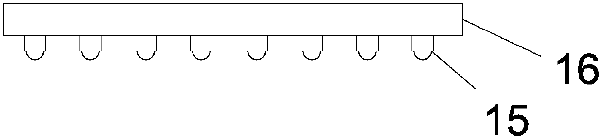 Anticorrosive paint spraying device for metal panel