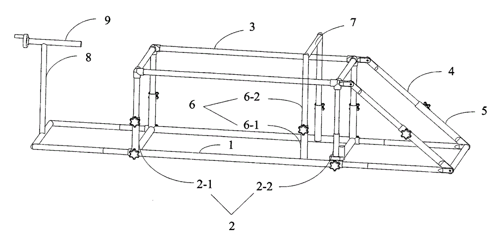 Shank fracture traction reduction frame