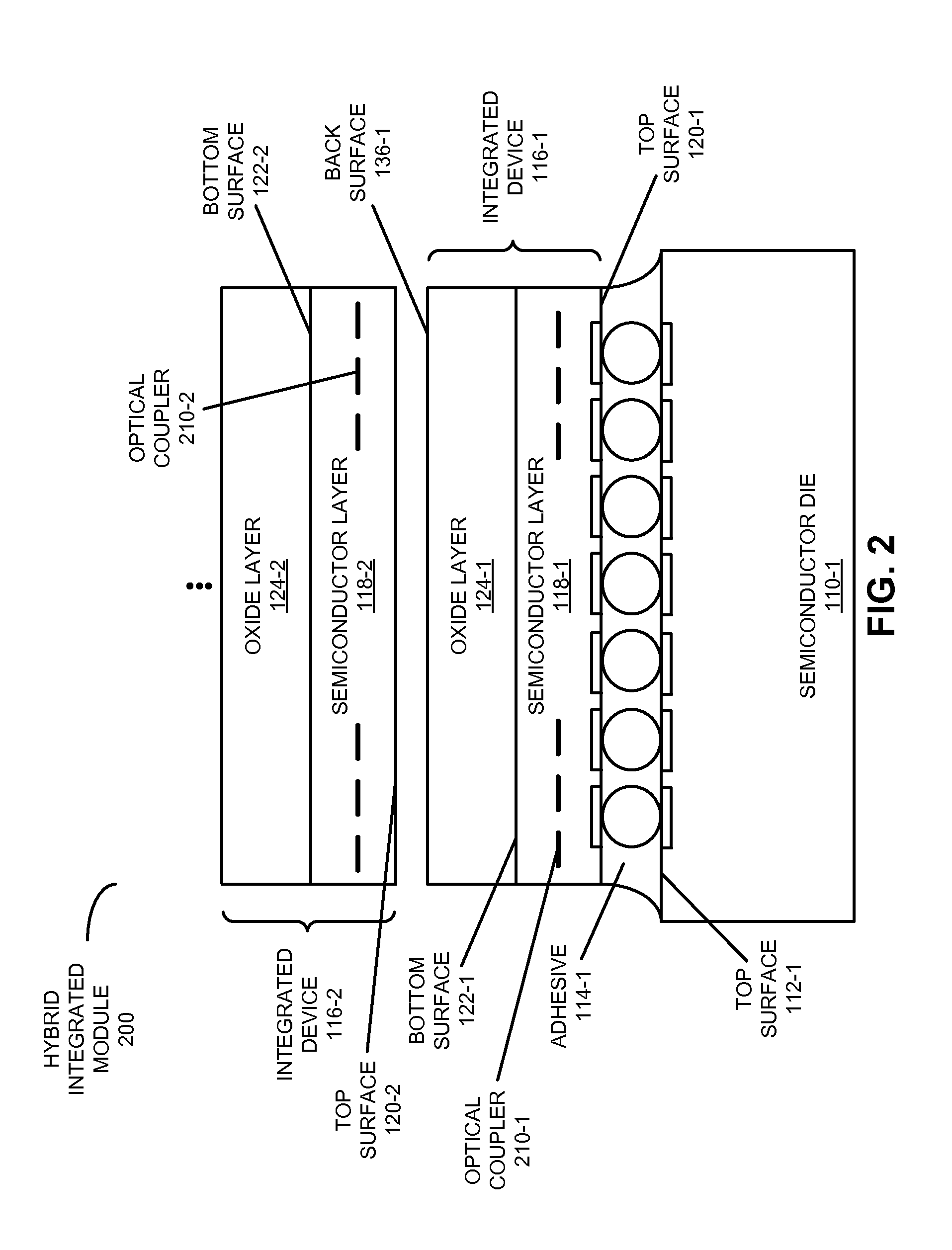 Hybrid substrateless device with enhanced tuning efficiency