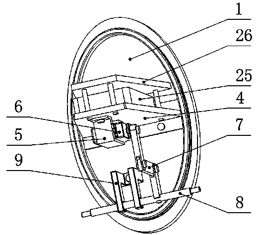 Robotic fish with independent chain-shaped tail support and snorkeling method of robotic fish