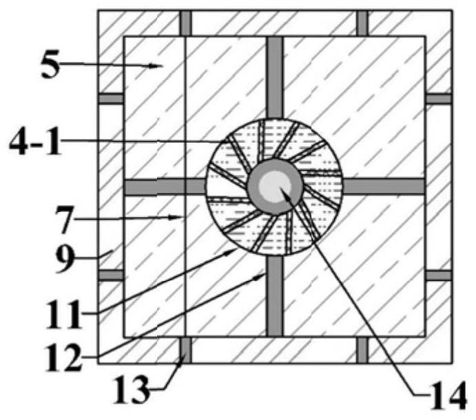 Coal and ammonia co-combustion burner for corner tangential coal-fired boiler