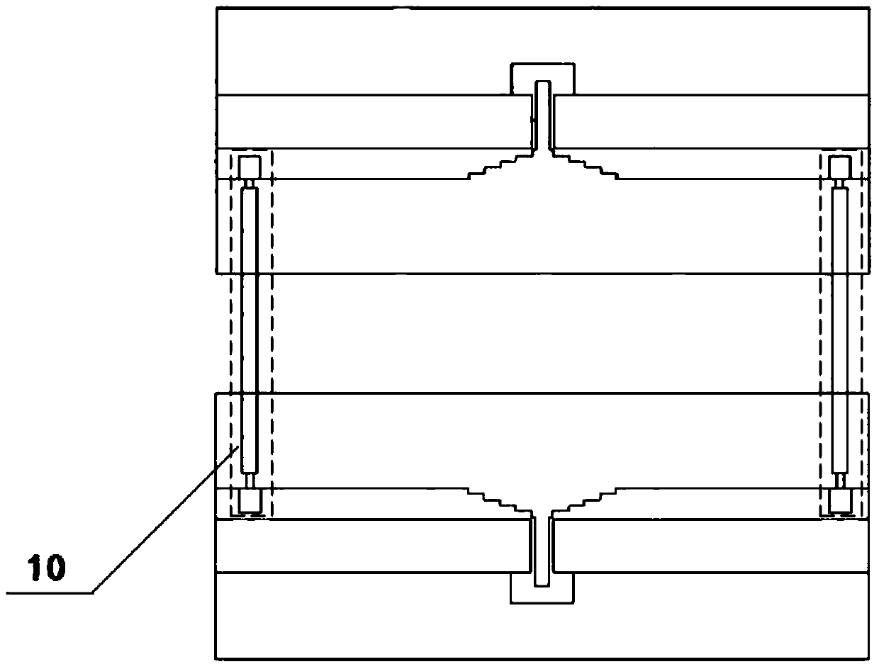 Millimeter wave radial waveguide space power allocation/synthesizer